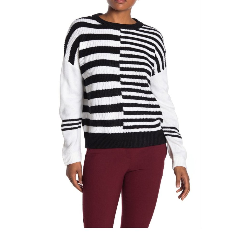 Catherine Catherine Malandrino Black Sweater. L. Classy